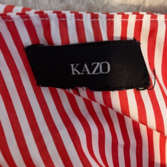 KAZO Pinstripe Summer Dress - Picture 7 of 13